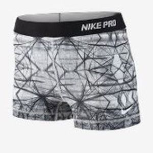 NIKE pro compression shorts 2.5 shattered grey
