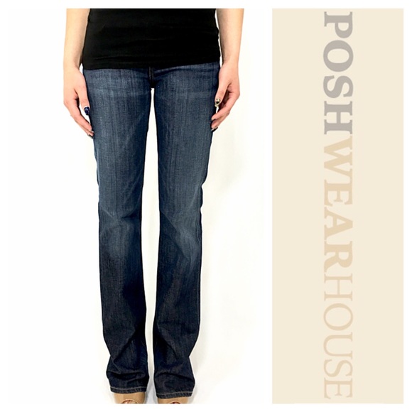 Citizens of Humanity Denim - CITIZENS of HUMANITY Dark Blue Long Bootcut Jeans