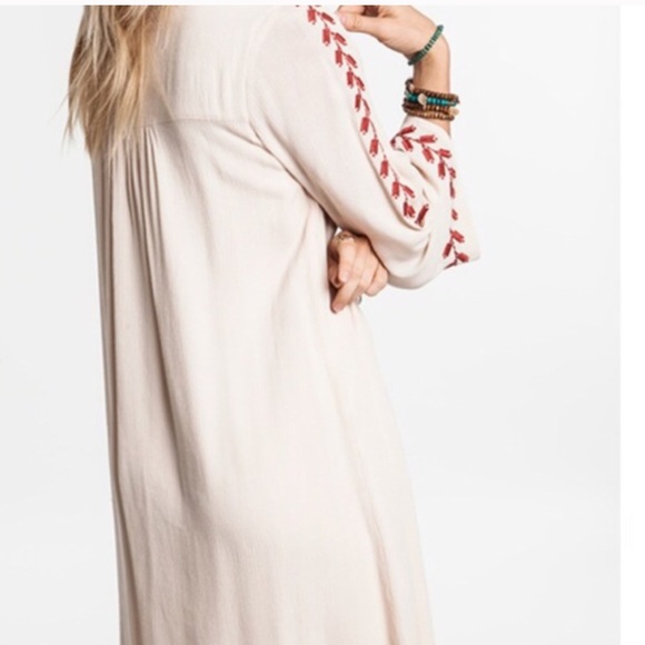 Cream Boho Tunic/Dress - Picture 2 of 3