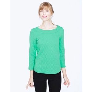Joules Ladies Quilted Sweater // Green