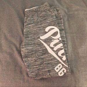 Pink VS Grey Sweatpants