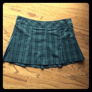 School Girl Plaid Mini Skirt