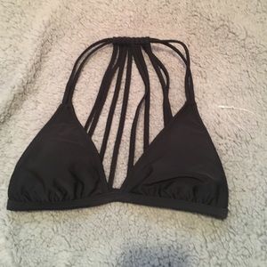 Black bathing suit top