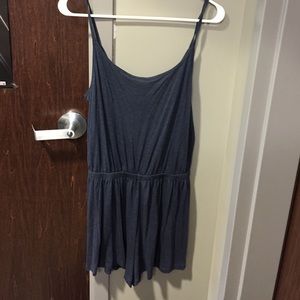 Navy blue romper