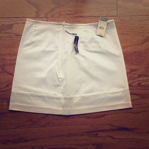 Express White Mini Skirt