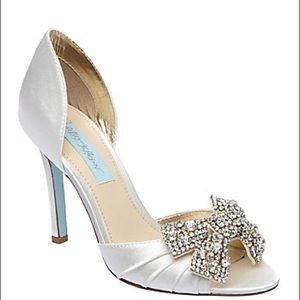 Blue by Betsey Johnson Bridal Shoe