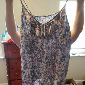 Flowery tank top