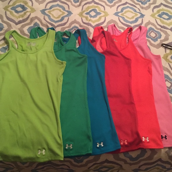 UnderArmour workout tanks. Assorted colors.