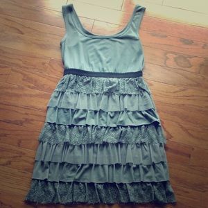 Cotton and Lace Mini Dress