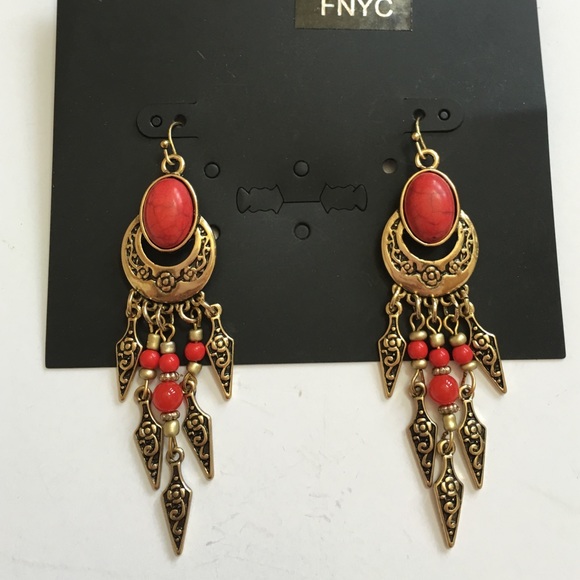 NWT Chandelier Drop Earrings - Picture 2 of 2