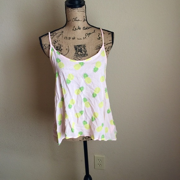 Baby Pink & Pineapple Tank