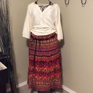 Boho Skirt with Belt
