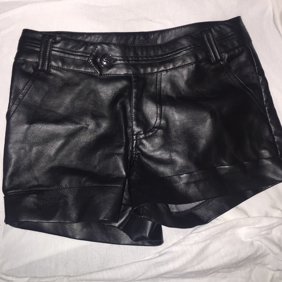 Little Leather Shorts