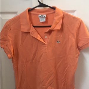 Women's Lacoste short sleeve polo