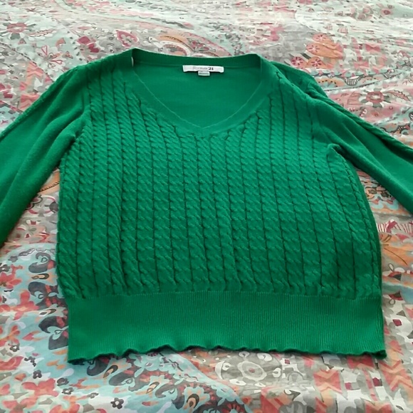 Green sweater