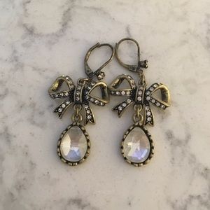 Betsey Johnson Bow Earrings
