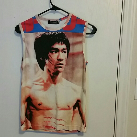 Bruce Lee Graphic Tank by Nukwear