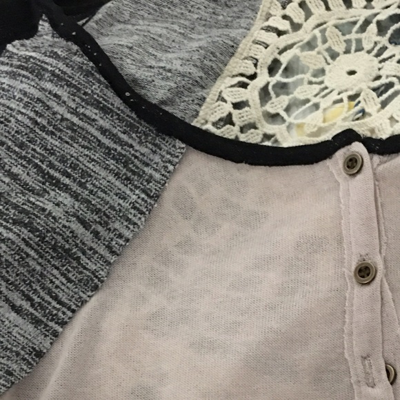 1DAYSALE "Plethora" Crochet Back Baseball Top - Picture 4 of 4