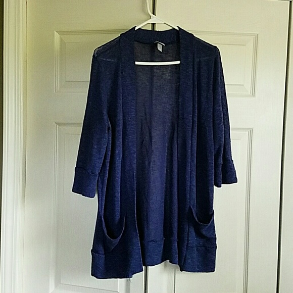 Navy Blue Cardigan