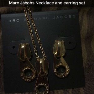 Marc Jacobs earrings and necklace set