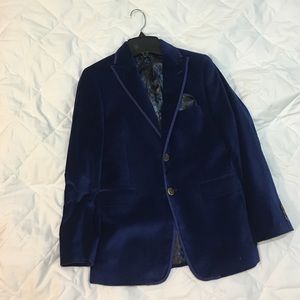 Tallia Boys Velvet Sport Coat