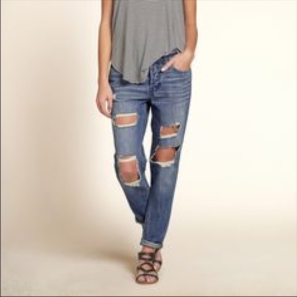 Hollister boyfriend jeans