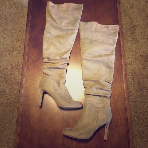 High knee boots
