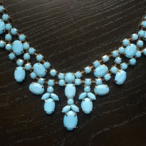 F21 Blue Statement Necklace