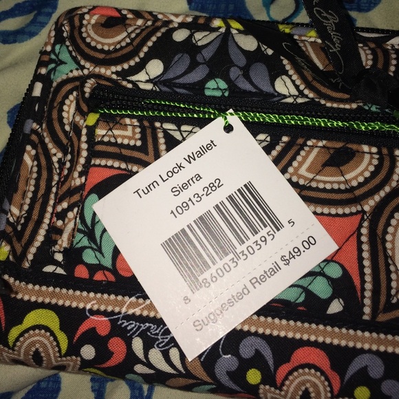 Vera Bradley Turn Lock Wallet (Sierra)