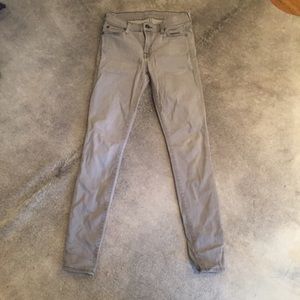 "The Skinny" 7 For All Mankind Grey Skinnies