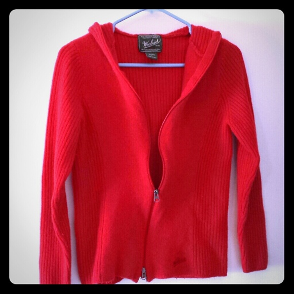 Woolrich woman's hooded sweater/ jacket L