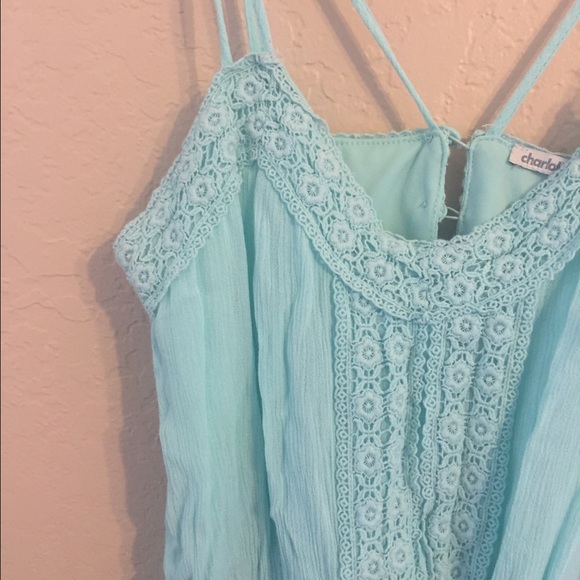 Turquoise romper - Picture 2 of 3