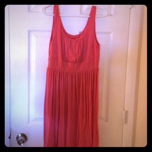 Coral dress!!
