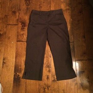 Tribal brown capris!