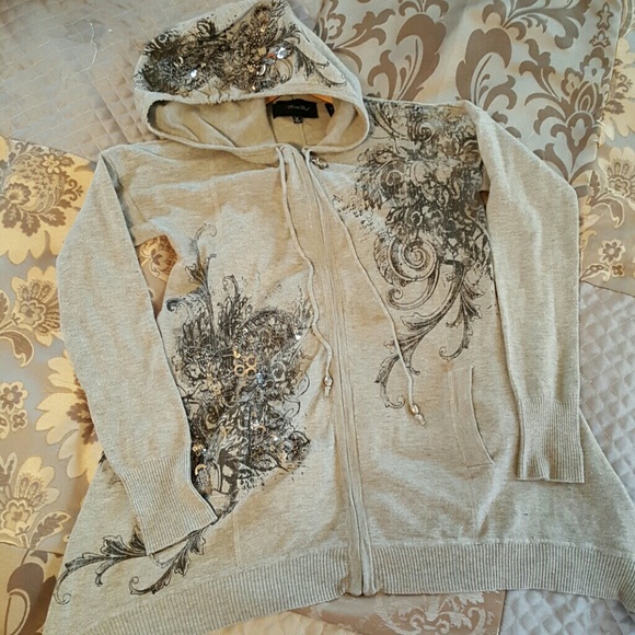 Miss Me jeweled hoodie