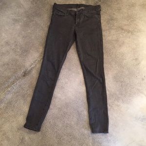 7 For All Mankind Dark Grey Skinnies