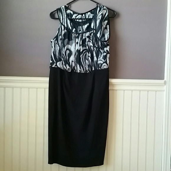 Black and white dress