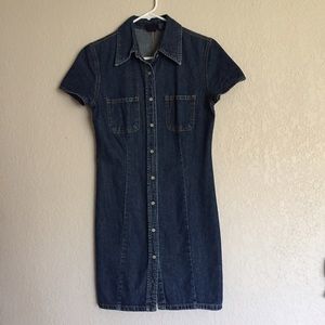 Vintage GAP Denim Button Up Dress