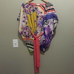 Cabi kimono floral top