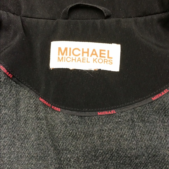Michael Kors Classic Black Rain Coat - Picture 3 of 4