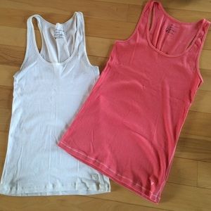 Two American eagle tank tops