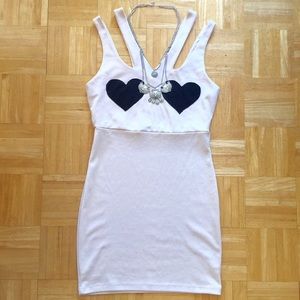 🌻FINAL SALE🌻Solemio Double Heart Bodycon Dress