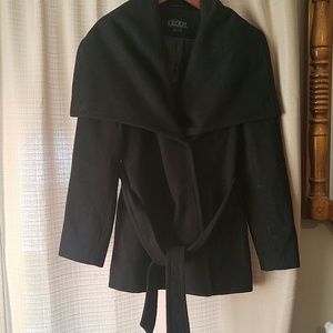 Black Pea Coat- Never worn