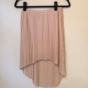 Forever 21 high low accordion skirt