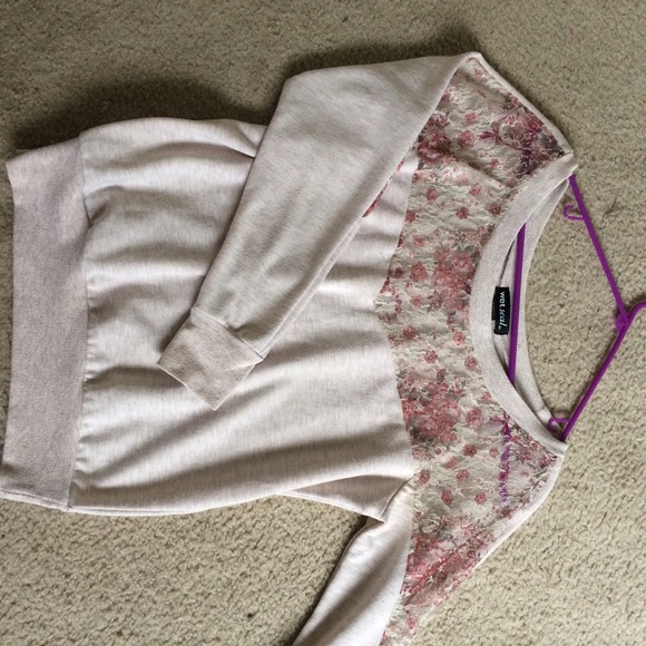Floral Lace Sweater