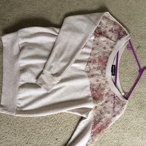 Floral Lace Sweater