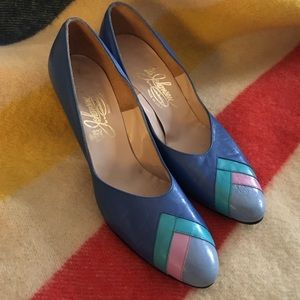 Cute blue vintage pumps