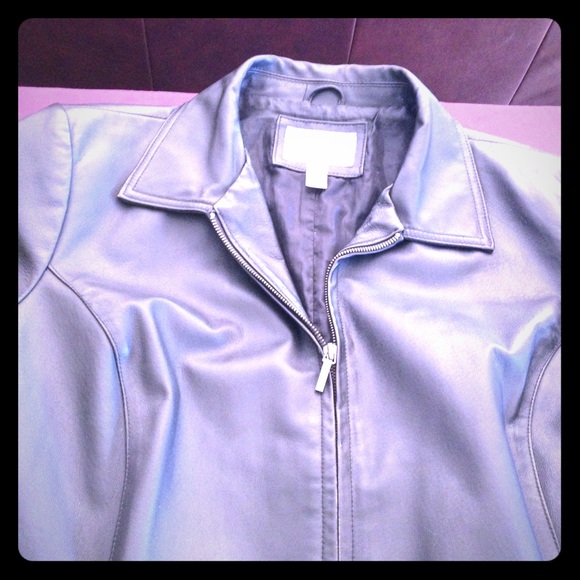 Black Worthington Leather Coat