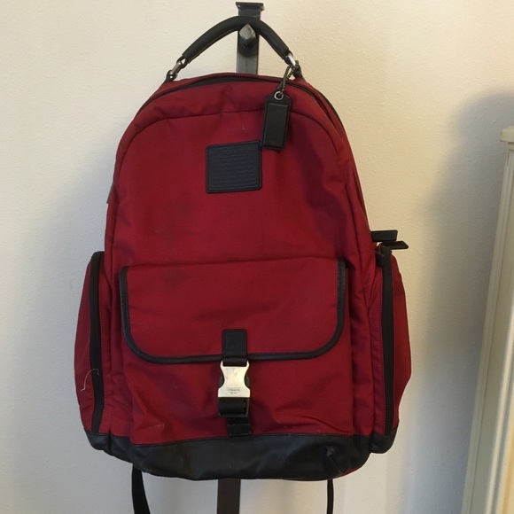 coach big backpack