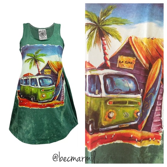 Dresses & Skirts - Volkswagen Bus Racerback Tank Dress